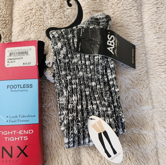 2 pair Spanx and Socks by ABS. - Picture 8 of 9